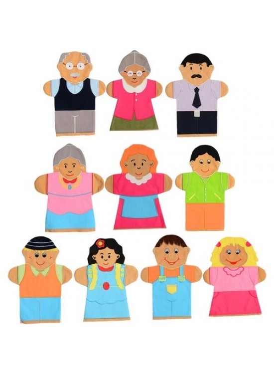 Anki Toys İnsanlar Kukla Seti 10 lu And-5001