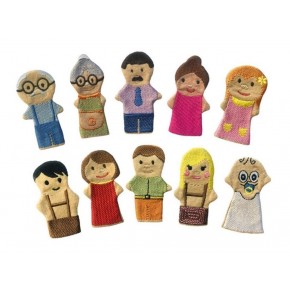 Anki Toys İnsanlar Parmak Kukla Seti 10 lu And-5087