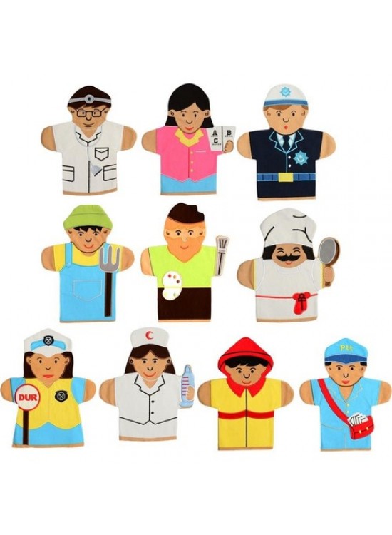 Anki Toys Meslekler Kukla Seti 10 lu And-5003