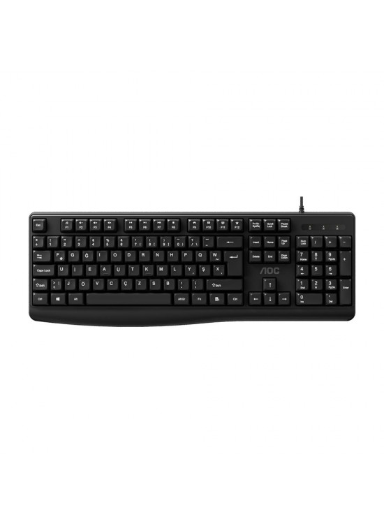 AOC KB120B-62 F Tuş Dizilimli USB Kablolu Klavye