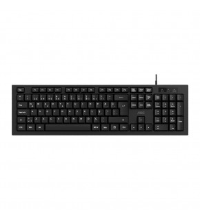 AOC KB130B-38 Usb Siyah Türkçe Kablolu Standart Klavye,Sessiz yazma