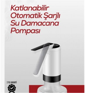 Apache K3 Şarjlı Su Pompası (Usb Şarj Grişi-Şarj Lambası-Paslanmaz Çelik)