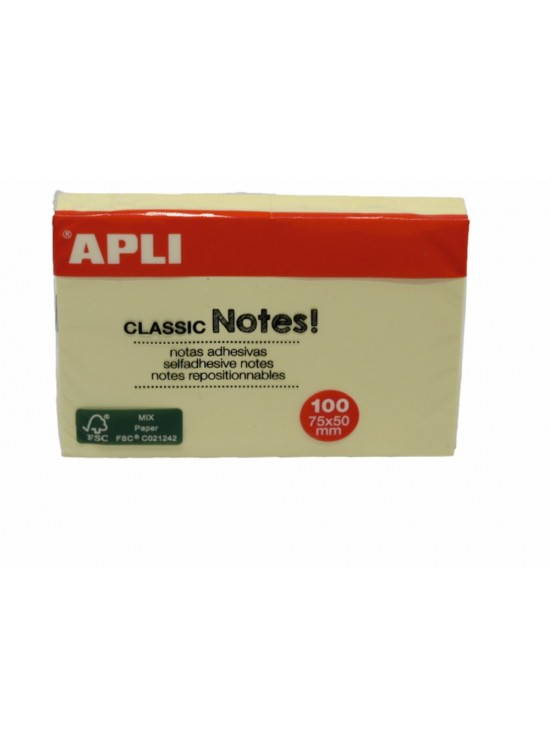 Apli Yapışkanlı Not Kağıdı 75x50 10971 (1 Adet) Apli Yapışkanlı Not Kağıdı 75x50 10971 (1 Adet)
