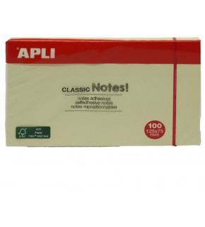 Apli Yapışkanlı Not Kağıdı Classic 100 YP 125x75 10976 (1 Adet)