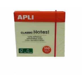 Apli Yapışkanlı Not Kağıdı Classic 100 YP 75x75 10975 (1 Adet)