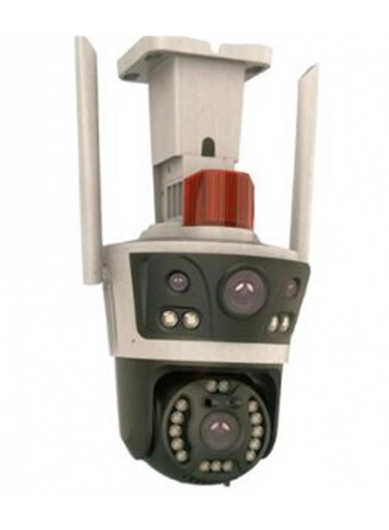 Apronx APX-WP233 6Mp 3.6mm 2-2.8mm Üç Kamera 39 Led Wifi PTZ