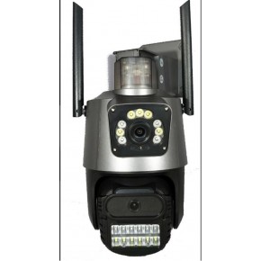 Apronx APX-WP242 6Mp 2.8mm Çift Kamera 19 Led Wifi PTZ