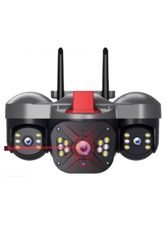 Apronx APX-WP332 6Mp 2.8mm-3.6mm Üç Kamera 22 Led Wifi PTZ