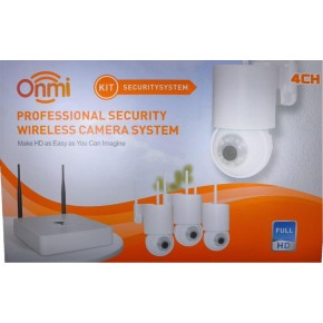 Apronx DSM600 4 Kanal Nvr + 3Mp 4 Kamera Full Color Mik. + 10" Lcd Wifi Set