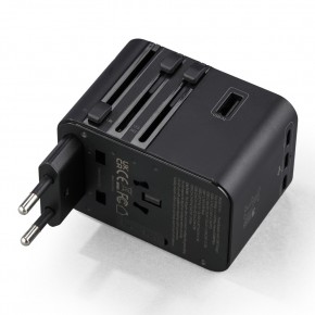 ARDIÇ SİYAH SEYAHAT ADAPTÖRÜ