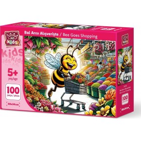 Art Puzzle 100 Parça Bal Arısı Alışverişte 35416