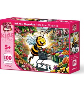Art Puzzle 100 Parça Bal Arısı Alışverişte 35416