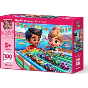 Art Puzzle 100 Parça Haydi Yarışalım 35418