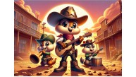 Art Puzzle 100 Parça Müzisyen Kovboylar 35417