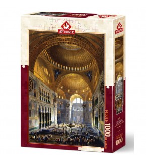 Art Puzzle 1000 Parça Ayasofya Camiinde İlk Namaz 5252