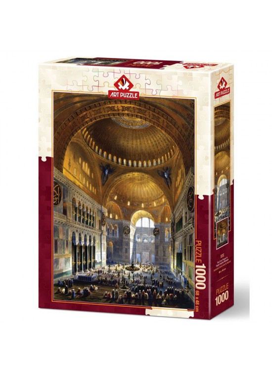Art Puzzle 1000 Parça Ayasofya Camiinde İlk Namaz 5252