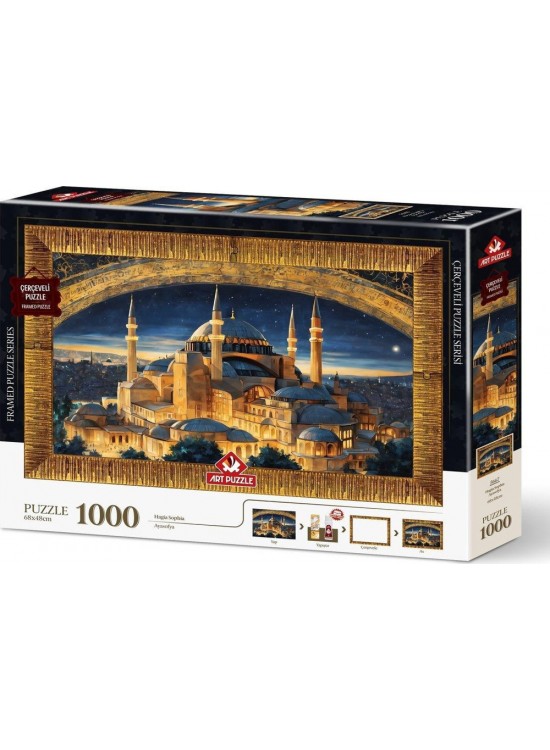Art Puzzle 1000 Parça Çerçeveli Ayasofya 5667