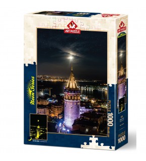 Art Puzzle 1000 Parca Galata Kulesı Neon 5241