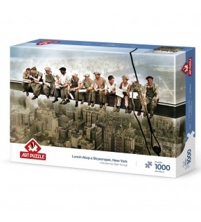 Art Puzzle 1000 Parça Gökdelende Öğle Yemeği 41010