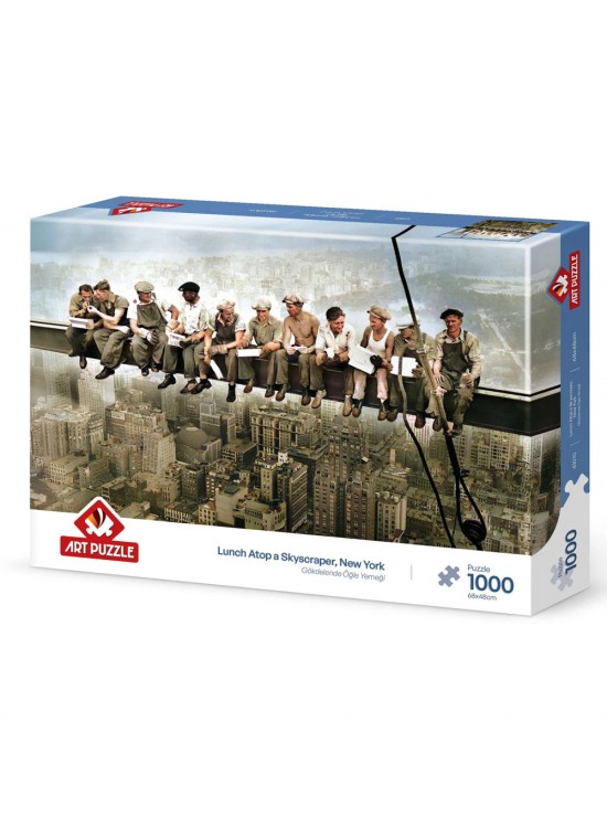 Art Puzzle 1000 Parça Gökdelende Öğle Yemeği 41010