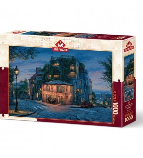 Art Puzzle 1000 Parça Pembe Ev Restaurant 5228