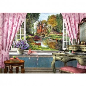 Art Puzzle 1500 Parça Penceremdeki Şato 5388