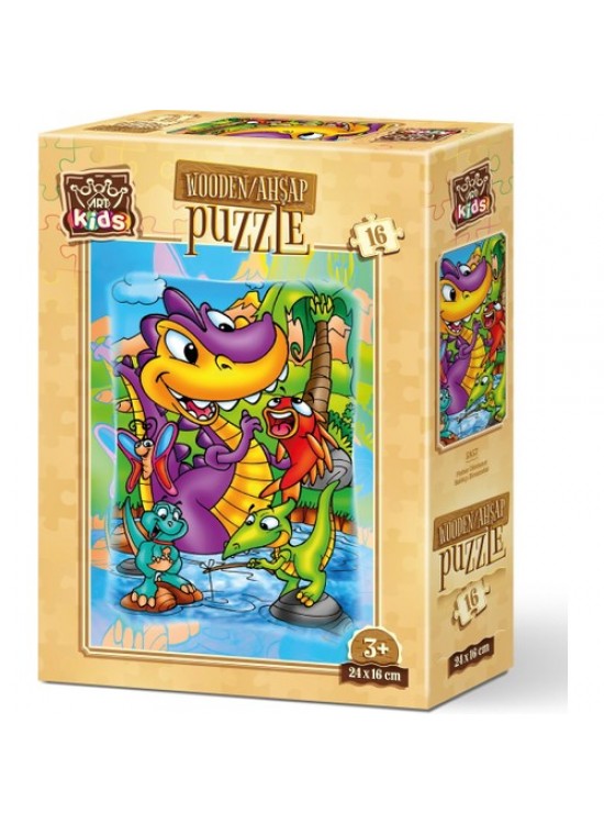 Art Puzzle 16 Parça Balıkçı Dinazorlar 5857 Art Puzzle 16 Parça Balıkçı Dinazorlar 5857