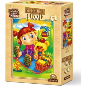 Art Puzzle 16 Parça Misafir Kuş 5855