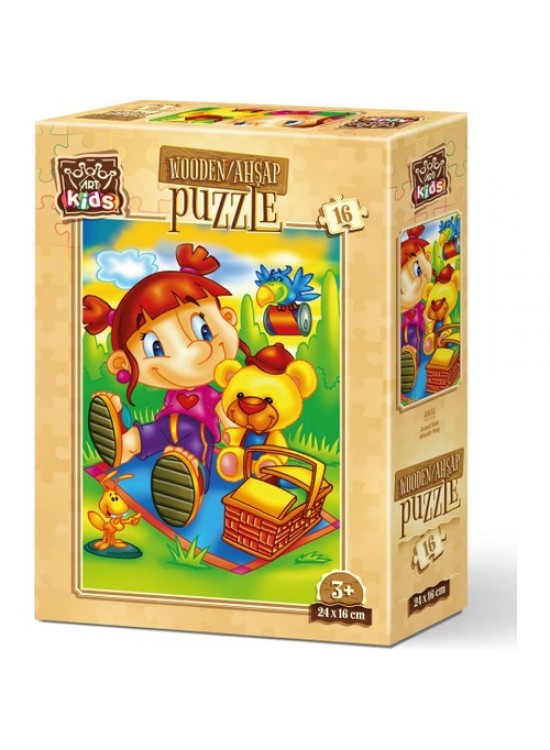 Art Puzzle 16 Parça Misafir Kuş 5855