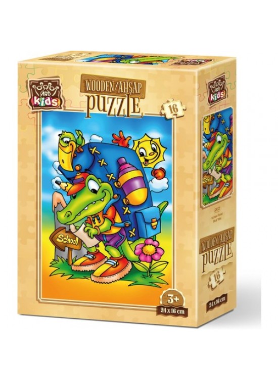 Art Puzzle 16 Parça Okul Yolu 5852