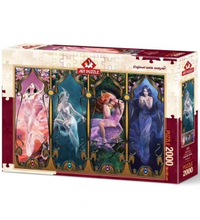 Art Puzzle 2000 Parça Dört Cevher 4573