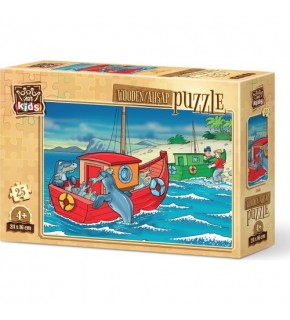 Art Puzzle 25 Parça Mutlu Fok Balıkları 5866