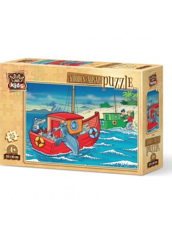 Art Puzzle 25 Parça Mutlu Fok Balıkları 5866 Art Puzzle 25 Parça Mutlu Fok Balıkları 5866