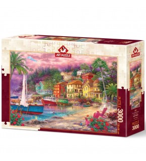 Art Puzzle 3000 Parça Eflatun Kıyılar 5527