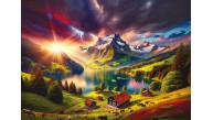 Art Puzzle 500 Parça Alplerin Kıyısında 40505