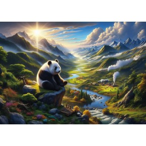 Art Puzzle 500 Parça Pandanın Huzur Durağı 40502