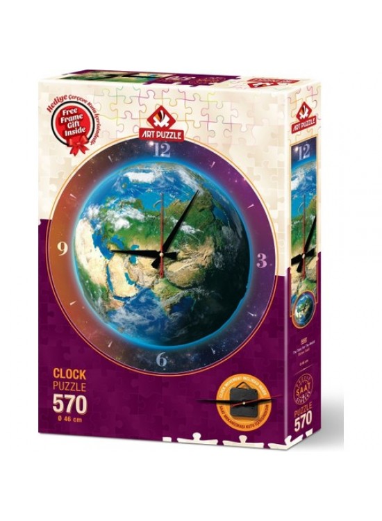 Art Puzzle 570 Parça Dünya Saati 5002