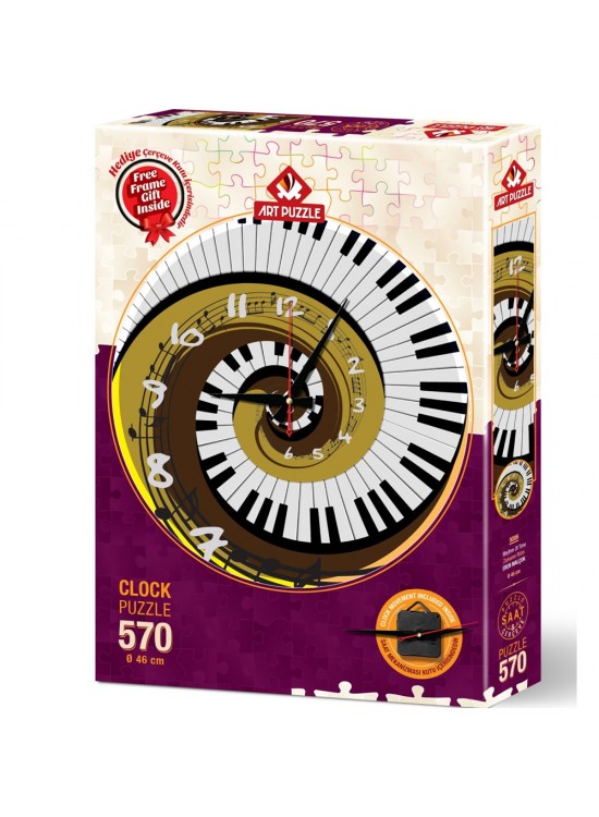 Art Puzzle 570 Parça Zamanın Ritmi Saat 5006 Art Puzzle 570 Parça Zamanın Ritmi Saat 5006