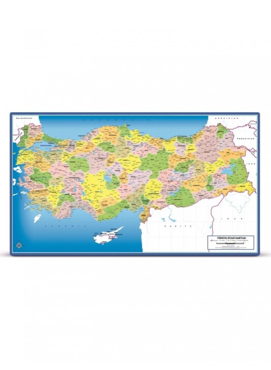 Art Puzzle 81 Parça Frame Türkiye Siyasi Haritası 5794