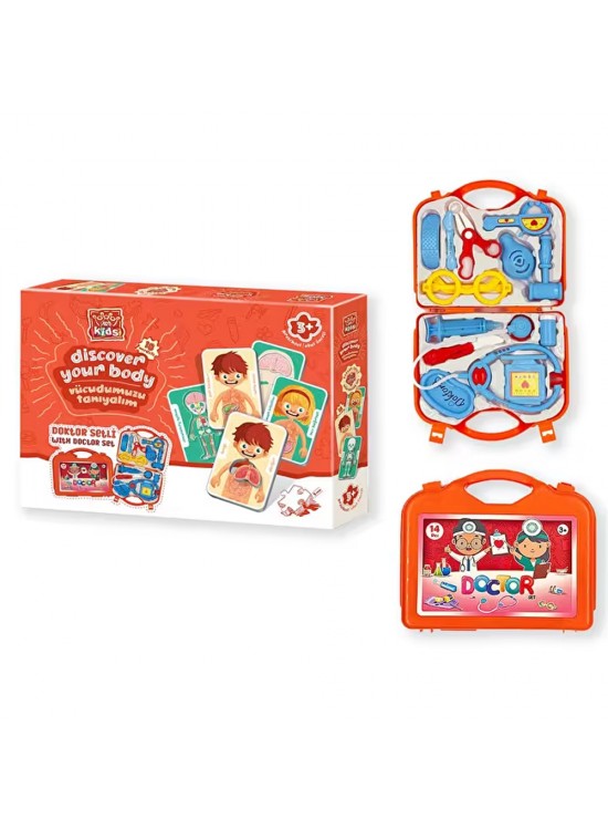 Art Vücudumuzu Tanıyalım Doktor Setli 5865 Art Vücudumuzu Tanıyalım Doktor Setli 5865