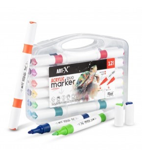 Art-X Acrylıc Marker Duo 12 Li Set 18057