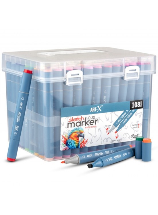 Art-X Sketch Marker Duo 108 Li Set 18052