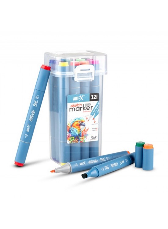 Art-X Sketch Marker Duo 12 Li Set 18046
