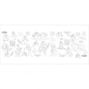 Artbella Rkb003 Korsanlar Yapışkanlı Boyama 33X100