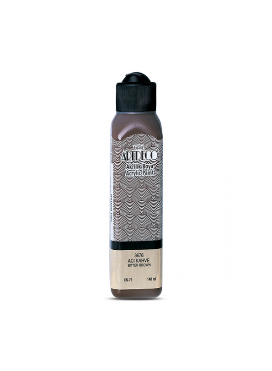 Artdeco Akrilik Boya 140 ML Acı Kahverengi 070R-3676