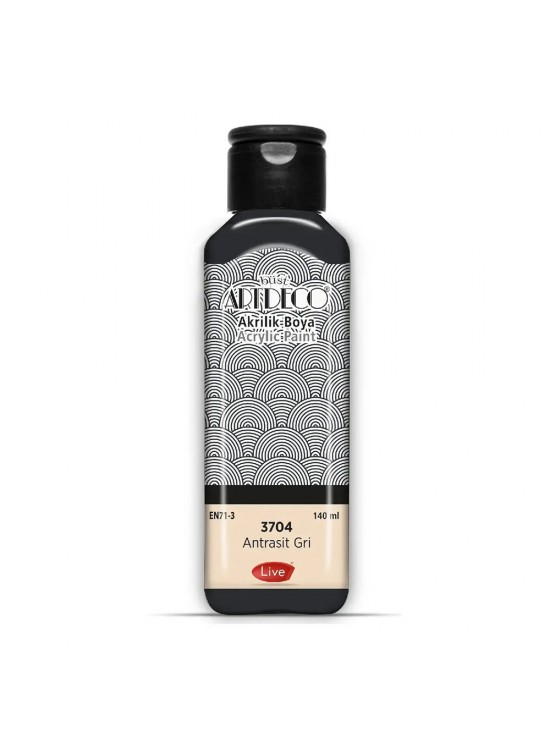 Artdeco Akrilik Boya 140 ML Antrasit Gri 3704