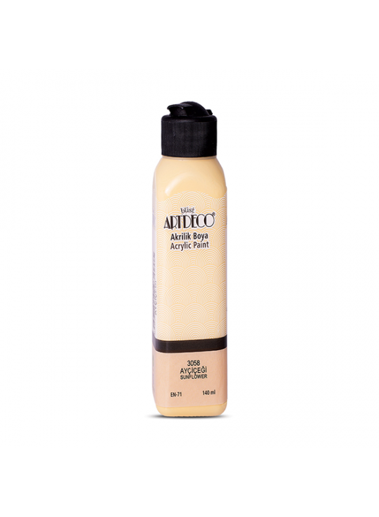 Artdeco Akrilik Boya 140 ML Ayçiçeği 070R-3058