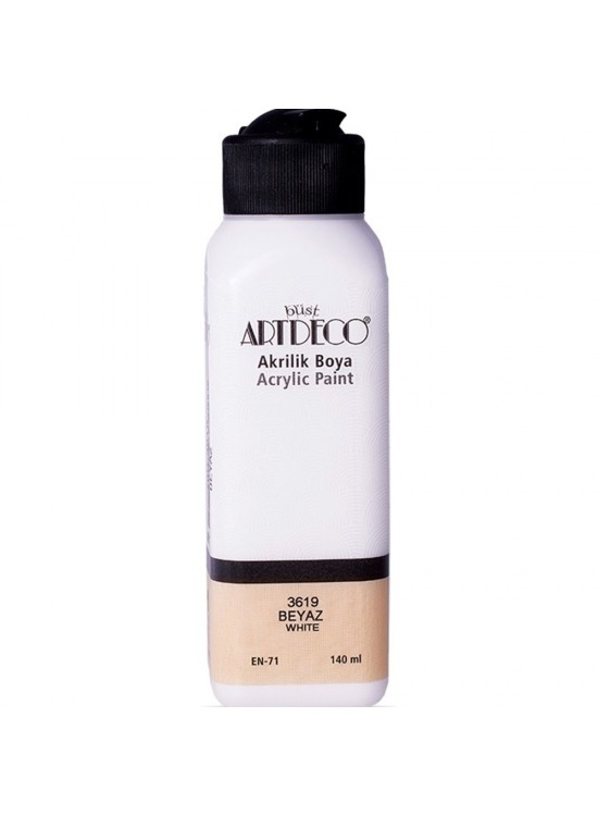 Artdeco Akrilik Boya 140 ML Beyaz 070R-3619