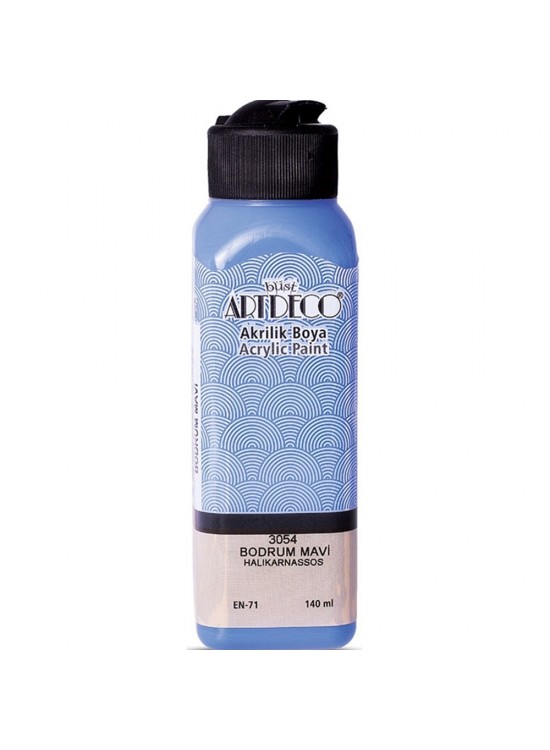 Artdeco Akrilik Boya 140 ML Bodrum Mavi 070R-3054