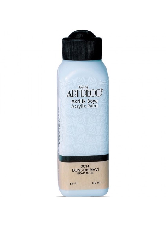 Artdeco Akrilik Boya 140 ML Boncuk Mavi 070R-3014
